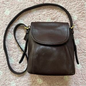 Vintage Coach Soho Small Satchel Brown Leather